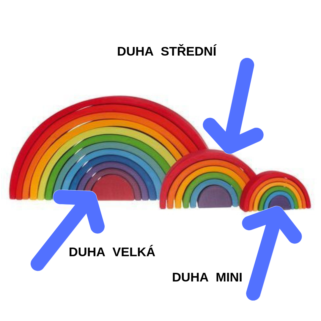 Duha střední-skládačka, GR10700 - DuhovýMotýl.cz